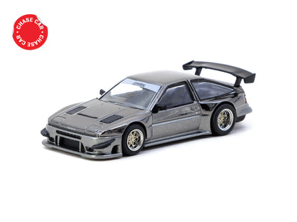 Tarmac Works 1/64 Toyota Sprinter Trueno AE86 Widebody Black/Grey - Designed by Jon Sibal - Malaysia Special Edition - GLOBAL64 - T64G-060-BG