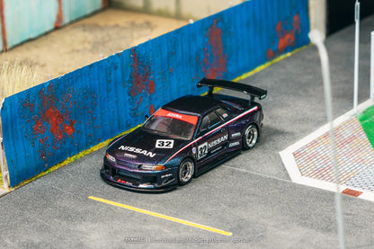Tarmac Works 1/64 Nissan Skyline (R32) Widebody Midnight Purple - Designed by Jon Sibal - GLOBAL64 - T64G-061-MP