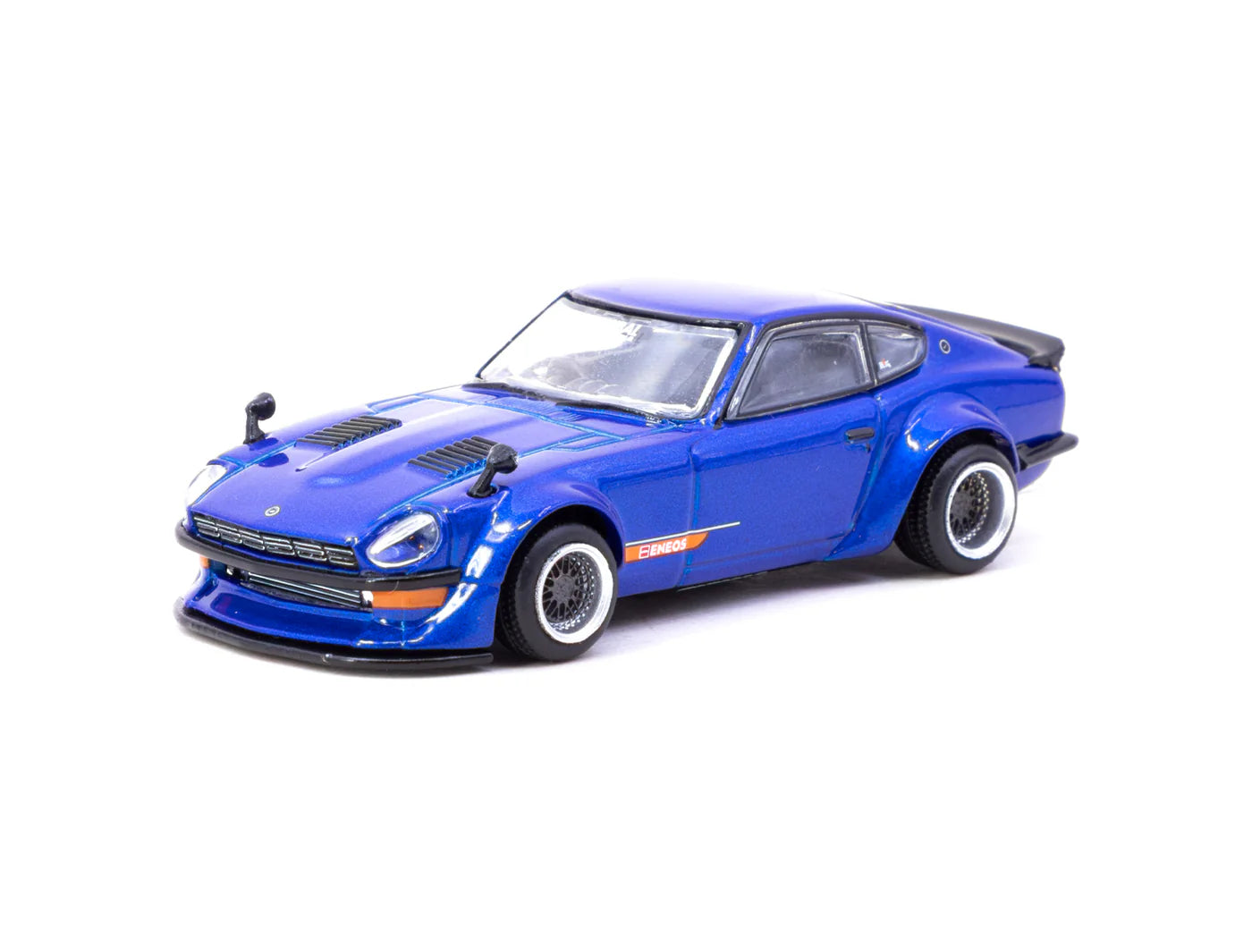 Tarmac Works 1/64 Nissan Fairlady Z S30 Widebody Blue - Designed by Jon Sibal GLOBAL64 - T64G-062-BL