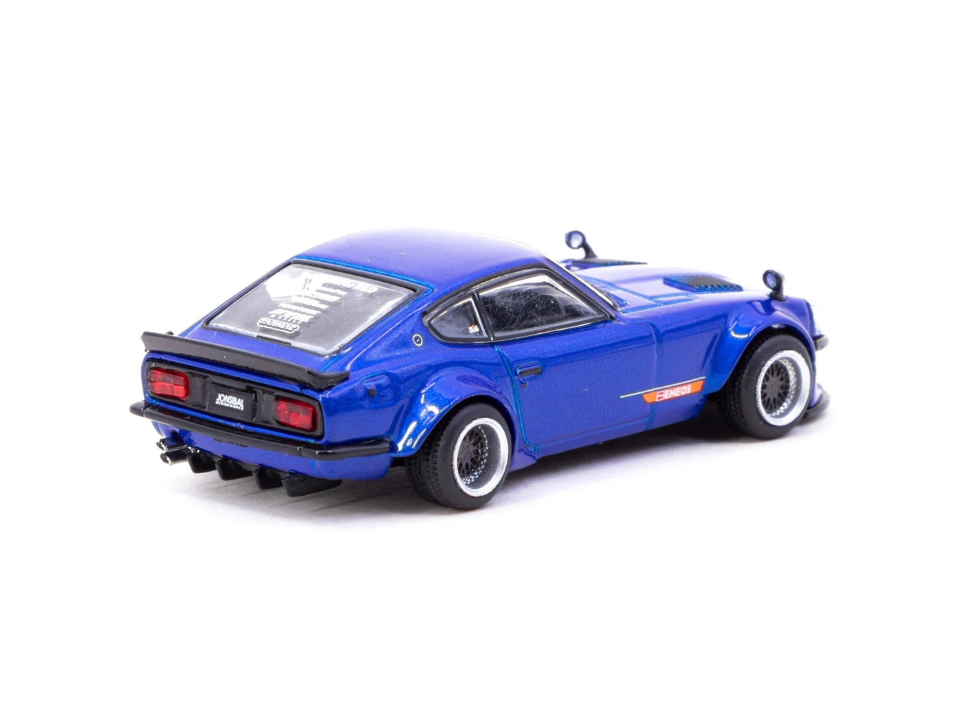 Tarmac Works 1/64 Nissan Fairlady Z S30 Widebody Blue - Designed by Jon Sibal GLOBAL64 - T64G-062-BL