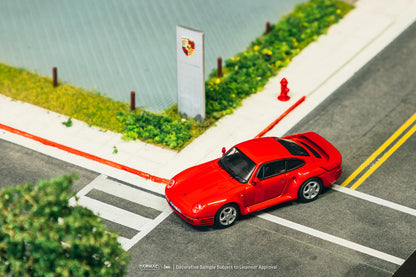 Tarmac Works x iXO Models 1/64 Porsche 959 Red - GLOBAL64 - T64G-068-RE