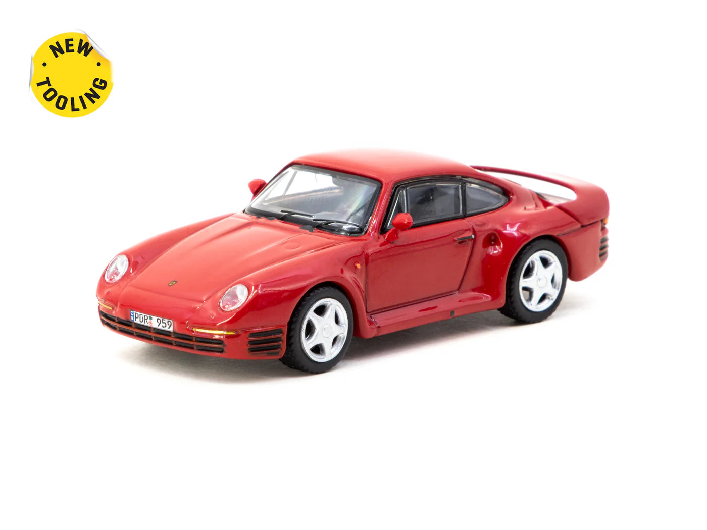 Tarmac Works x iXO Models 1/64 Porsche 959 Red - GLOBAL64 - T64G-068-RE