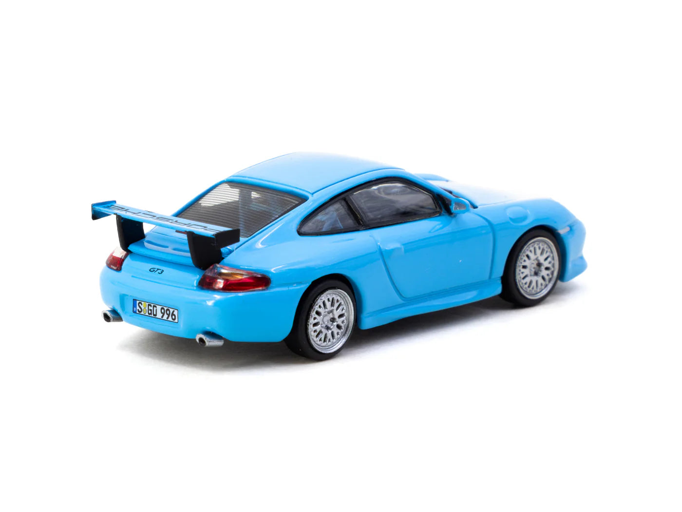 Tarmac Works x iXO Models 1/64 Porsche 911 GT3 (type 996) Light Blue - GLOBAL64 - T64G-069-BL
