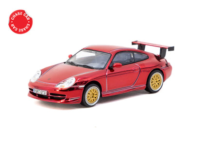 Tarmac Works x iXO Models 1/64 Porsche 911 GT3 (type 996) Red GLOBAL64 - T64G-069-RE