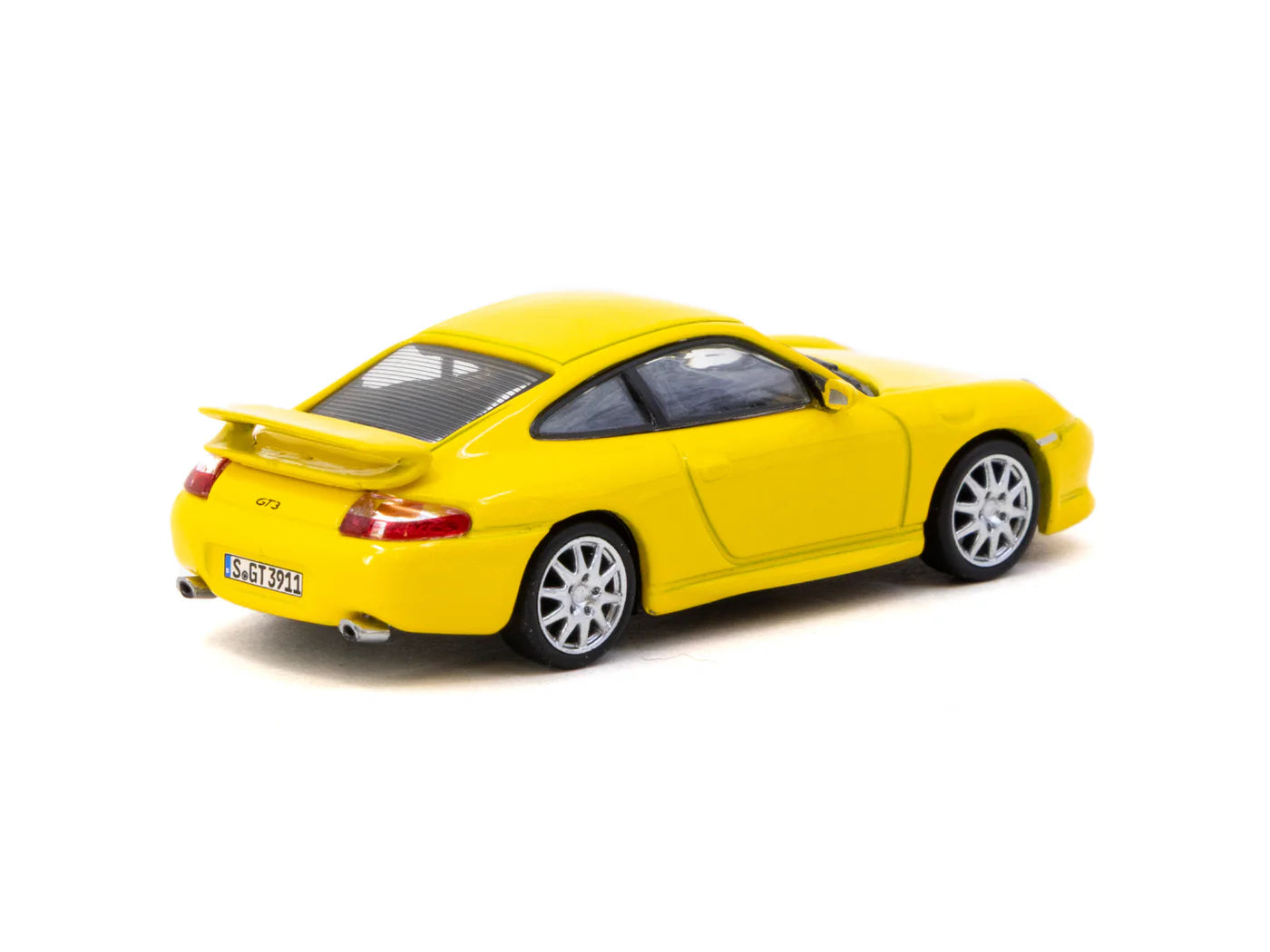 Tarmac Works  x iXO Models 1/64 Porsche 911 GT3 (type 996) Yellow - GLOBAL64 - T64G-069-YL