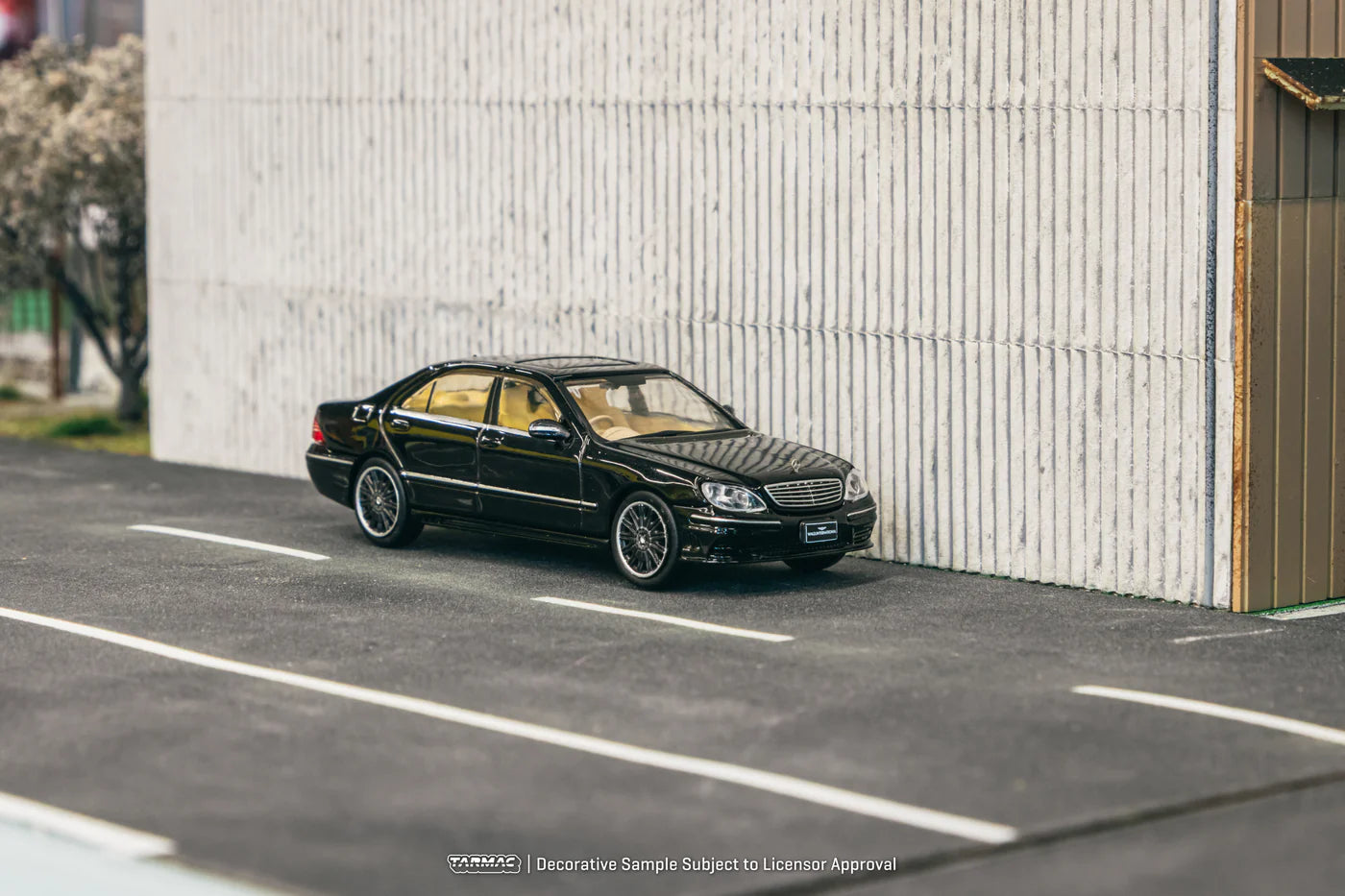 Tarmac Works 1/64 Mercedes-Benz S-Class Wald Black - GLOBAL64 - T64G-072-BK