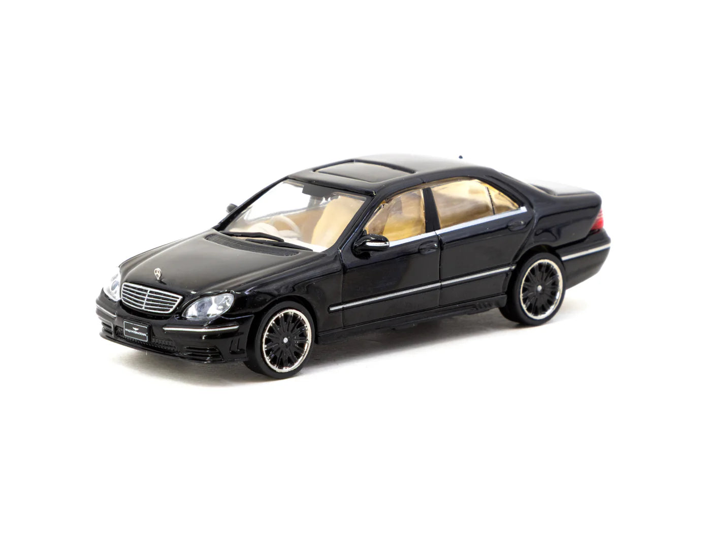 Tarmac Works 1/64 Mercedes-Benz S-Class Wald Black - GLOBAL64 - T64G-072-BK