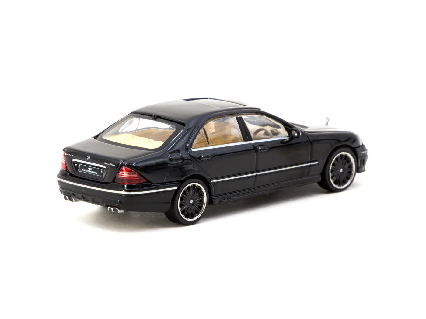 Tarmac Works 1/64 Mercedes-Benz S-Class Wald Black - GLOBAL64 - T64G-072-BK