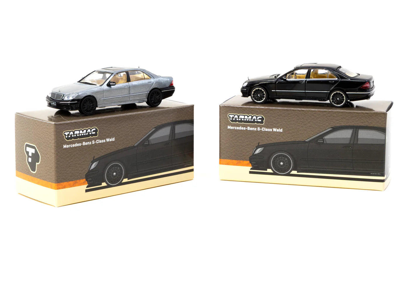 Tarmac Works 1/64 Mercedes-Benz S-Class Wald Black - GLOBAL64 - T64G-072-BK