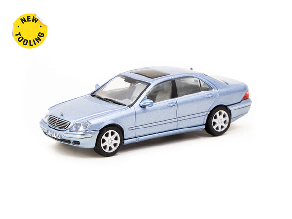 Tarmac Works 1/64  Mercedes-Benz S-Class Horizon Blue Metallic - GLOBAL64