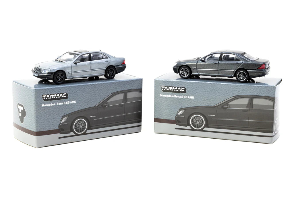 Tarmac Works 1/64 Mercedes-Benz S 65 AMG Tectite Grey Metallic - GLOBAL64 - T64G-072-GY