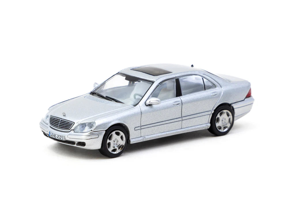 Tarmac Works 1/64 Mercedes-Benz S-Class Brilliant Silver Metallic - GLOBAL64
