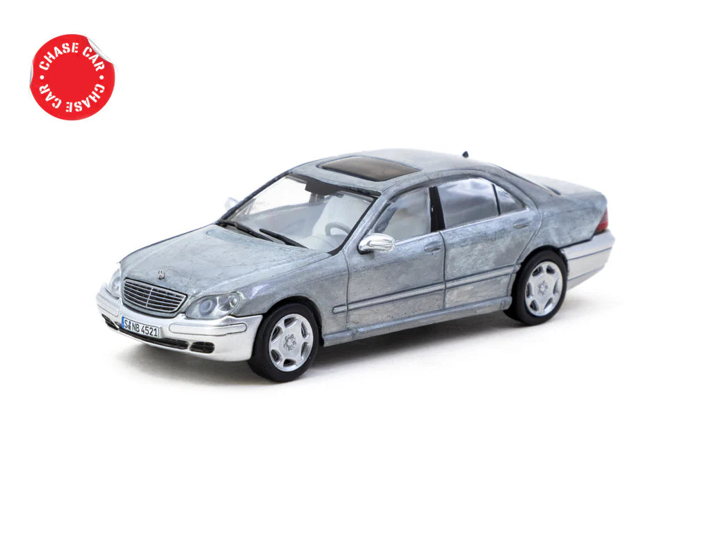 Tarmac Works 1/64 Mercedes-Benz S-Class Brilliant Silver Metallic - GLOBAL64 - T64G-072-SL