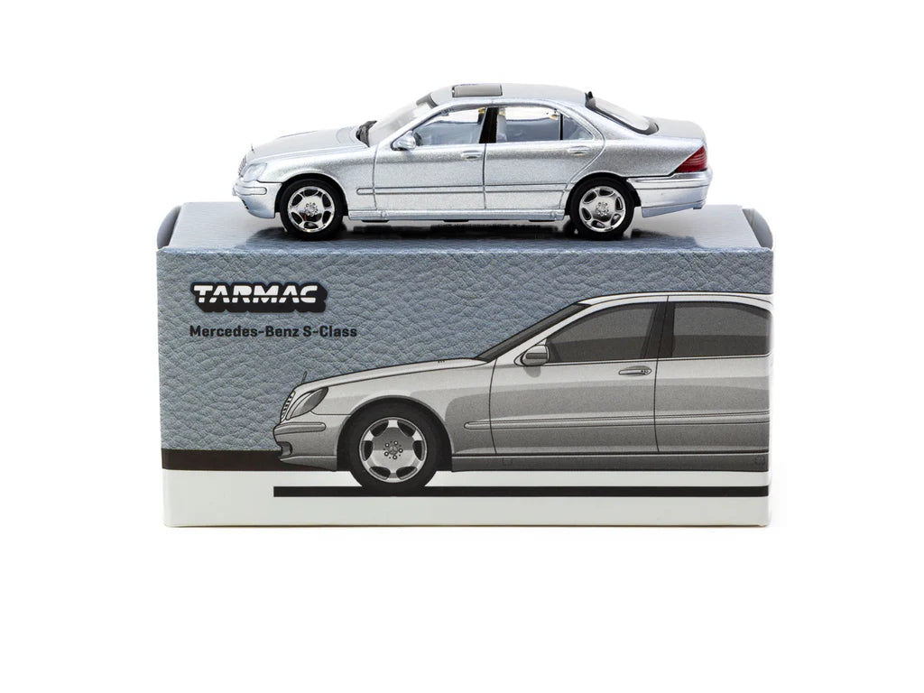 Tarmac Works 1/64 Mercedes-Benz S-Class Brilliant Silver Metallic - GLOBAL64