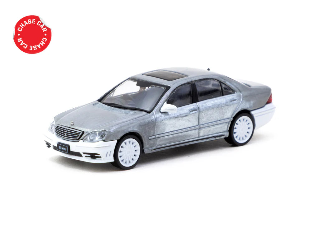Tarmac Works 1/64 Mercedes-Benz S-Class Wald Alabaster White - Lamley Special Edition - GLOBAL64 - T64G-072-WH