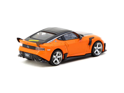 Tarmac Works 1/64 Nissan VeilSide FFZ400 Fairlady Z Orange - GLOBAL64 T64G-074-OR