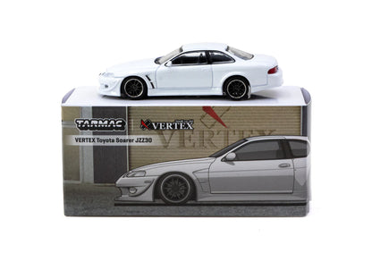 Tarmac Works 1/64 VERTEX Toyota Soarer JZZ30 White - GLOBAL64 - T64G-080-WH