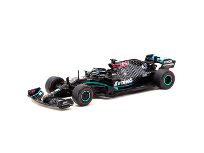 Tarmac Works  X iXO 1/64 Mercedes-AMG F1 W11 EQ Performance Sakhir Grand Prix 2020 George Russell - GLOBAL64 Black