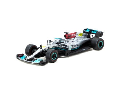 Tarmac Works x iXO Models 1/64 Mercedes-AMG F1 W12 E Performance Las Vegas Grand Prix Launch Party Black & Silver - GLOBAL64 - T64G-F037-LV