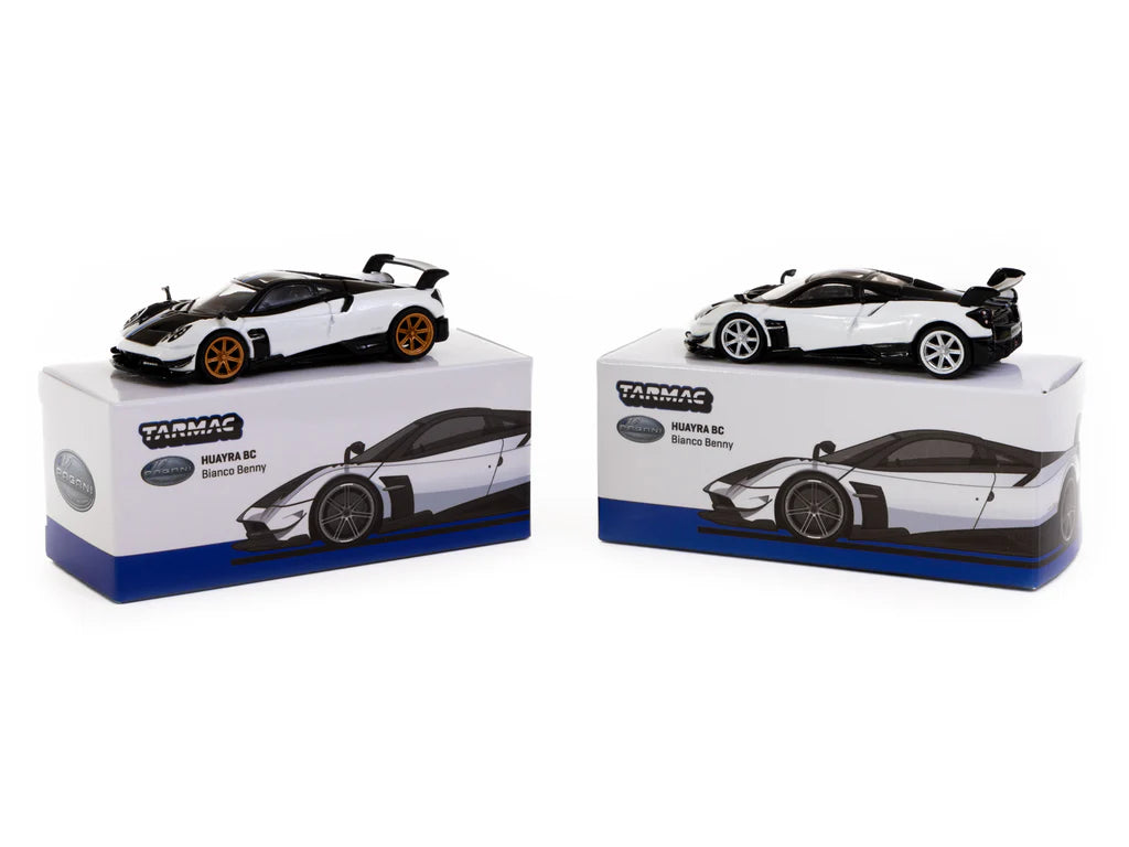 Tarmac Works 1/64 Pagani Huayra BC Bianco Benny - GLOBAL64 White - T64G-TL014-WH