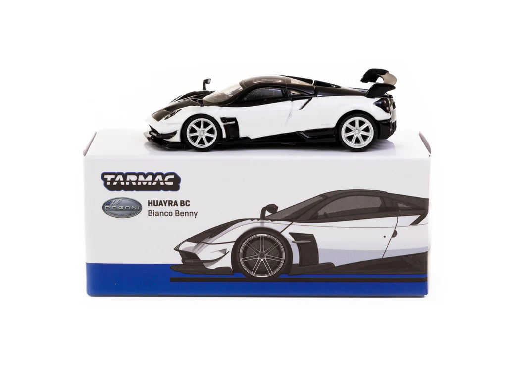 Tarmac Works 1/64 Pagani Huayra BC Bianco Benny - GLOBAL64 White
