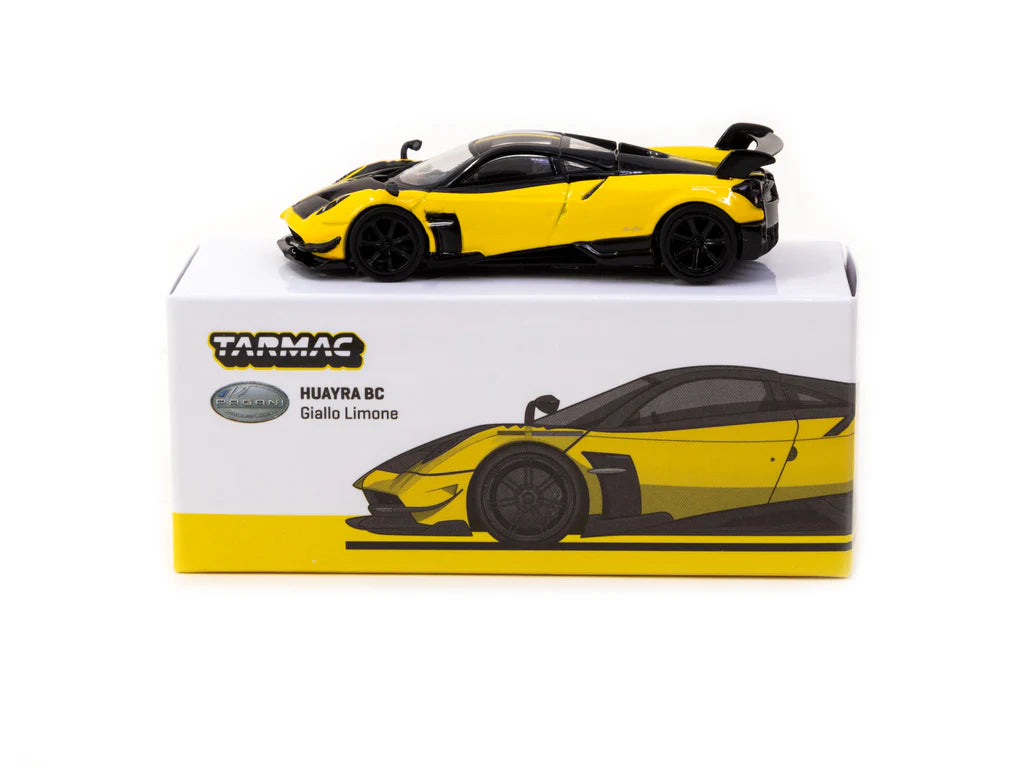 Tarmac Works 1/64 Pagani Huayra BC Giallo Limone - GLOBAL64 Yellow - T64G-TL014-YL