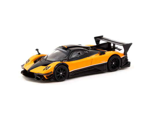 Tarmac Works 1/64 Pagani Zonda Revolución Arancio Saint Tropez - GLOBAL64 Orange & Black