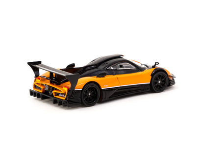 Tarmac Works 1/64 Pagani Zonda Revolución Arancio Saint Tropez - GLOBAL64 Orange & Black