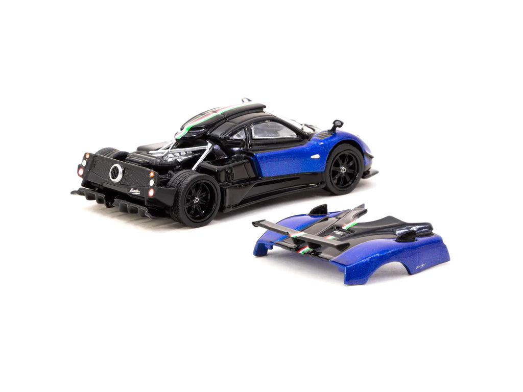 Tarmac Works 1/64 Pagani Zonda Cinque Blu Francia - GLOBAL64 Blue
