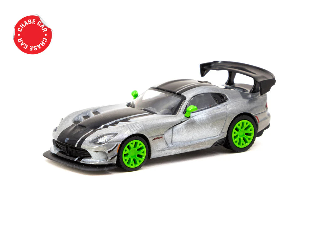 Tarmac Works 1/64 Dodge Viper ACR Extreme Green Metallic - GLOBAL64 - T64G-TL028-GR