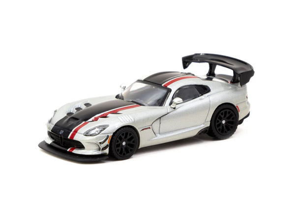 Tarmac Works 1/64 Dodge Viper ACR Extreme Silver Metallic - GLOBAL64