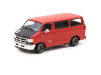 Tarmac Works 1/64 Dodge Van Red - GLOBAL64