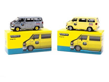 Tarmac Works 1/64 Dodge Van Yellow - GLOBAL64 - T64G-TL032-YL
