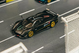 Tarmac Works 1/64 Pagani Huayra R Matt Black Carbon Fiber - GLOBAL64