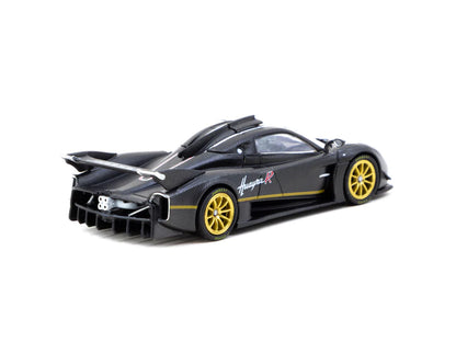 Tarmac Works 1/64 Pagani Huayra R Matt Black Carbon Fiber - GLOBAL64