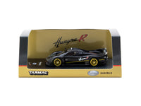 Tarmac Works 1/64 Pagani Huayra R Matt Black Carbon Fiber - GLOBAL64