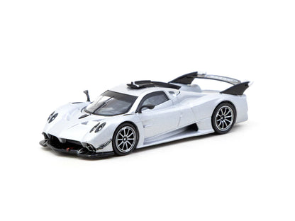 Tarmac Works 1/64 Pagani Huayra R Satin Silver - GLOBAL64 - T64G-TL035-SL