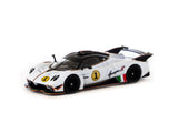 Tarmac Works 1/64 Pagani Huayra R Bianco Benny GLOBAL64 White