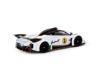 Tarmac Works 1/64 Pagani Huayra R Bianco Benny GLOBAL64 White