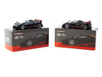 Tarmac Works 1/64 Pagani Imola Nero Oro - GLOBAL64 Red & Black - T64G-TLO46-BK