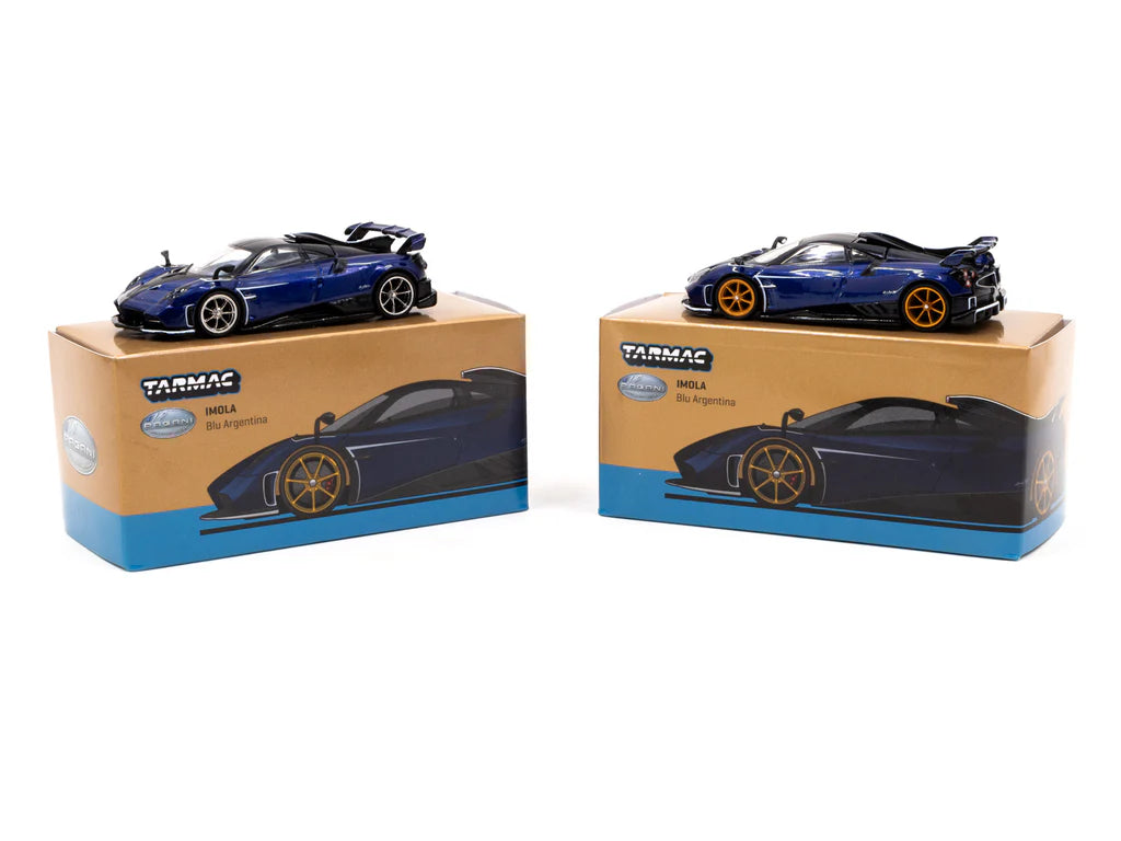 Tarmac Works 1/64 Pagani Imola Blu Argentina - GLOBAL64 - T64G-TL046-BL