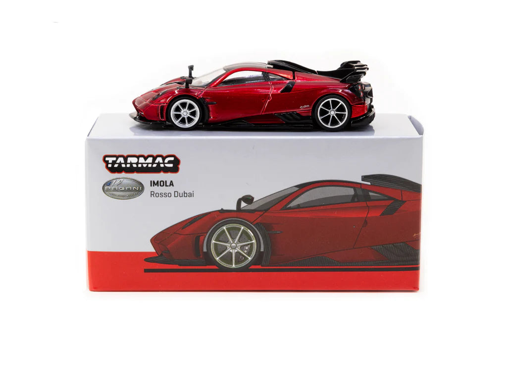 Tarmac Works 1/64 Pagani Imola Rosso Dubai - GLOBAL64 Red