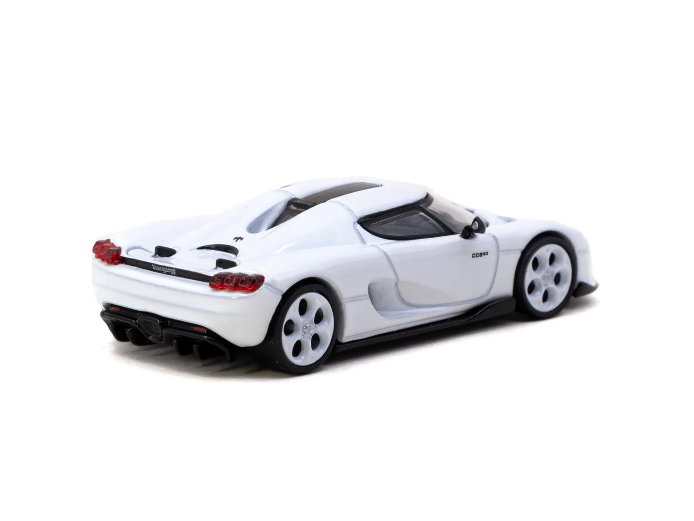 Tarmac Works 1/64 Koenigsegg CC850 White with Tarmac Cards Combo Set - GLOBAL64 - T64G-TL051-WH