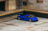 Tarmac Works 1/64 Mijo Exclusives Koenigsegg Jesko Attack Blue - GLOBAL64