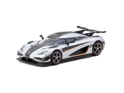 Tarmac Works 1/64 Koenigsegg One:1 Silver GLOBAL64 - T64G-TL054-SL