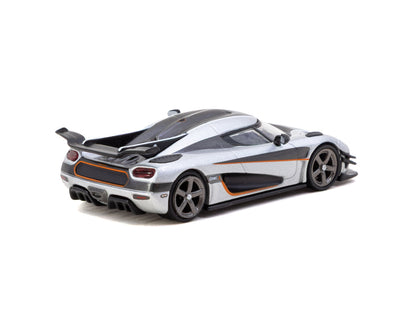 Tarmac Works 1/64 Koenigsegg One:1 Silver GLOBAL64 - T64G-TL054-SL