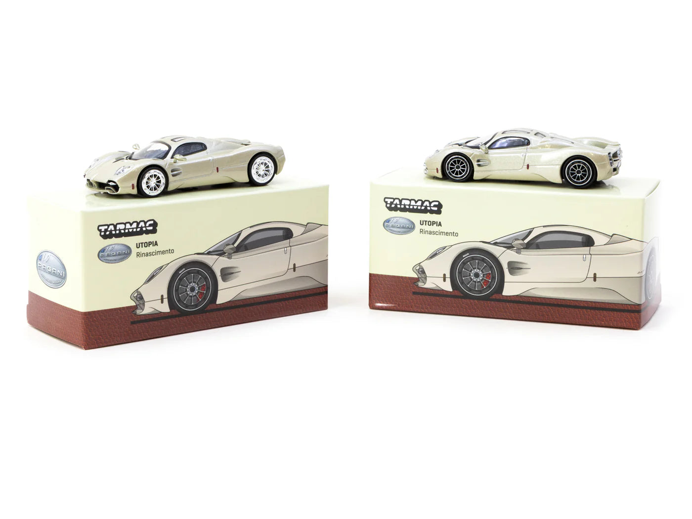 Tarmac Works 1/64 Pagani Utopia Rinascimento White - GLOBAL64 - T64G-TL055-BI