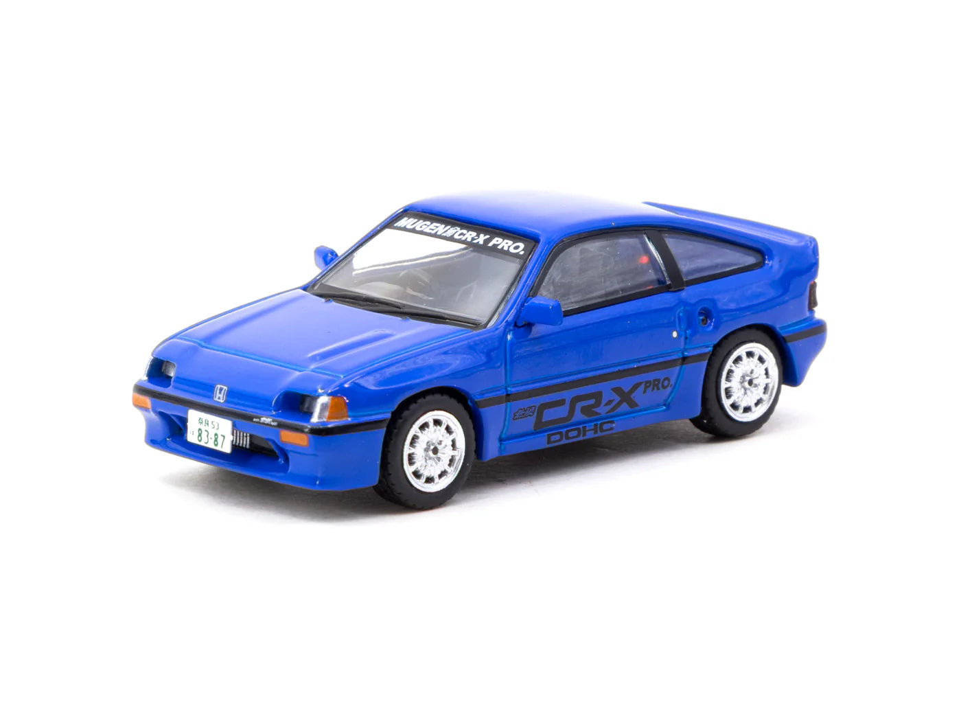 Tarmac Works 1/64 Honda Ballade Sports MUGEN CR-X PRO Blue - GLOBAL64 - T64G-TL058-BL