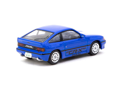 Tarmac Works 1/64 Honda Ballade Sports MUGEN CR-X PRO Blue - GLOBAL64 - T64G-TL058-BL