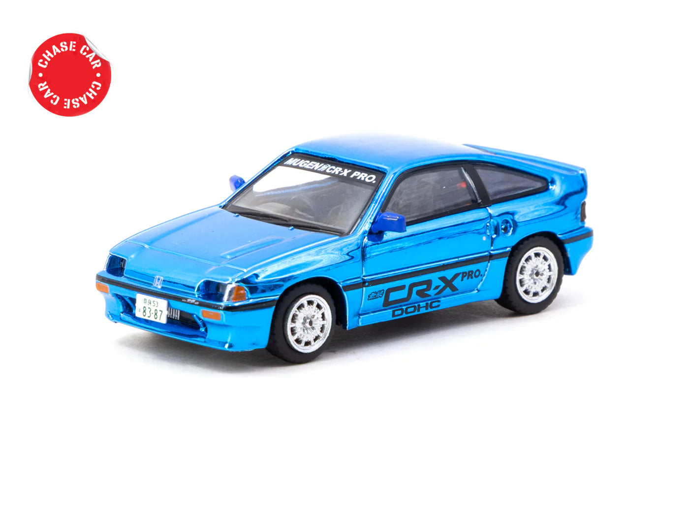 Tarmac Works 1/64 Honda Ballade Sports MUGEN CR-X PRO Blue - GLOBAL64 - T64G-TL058-BL